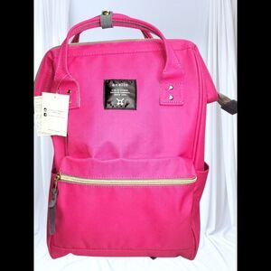 Anello hot pink full size water resistant backpack NWT